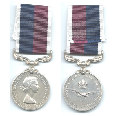 RAF Long Service & Good Conduct - Cpl. D E Rayner