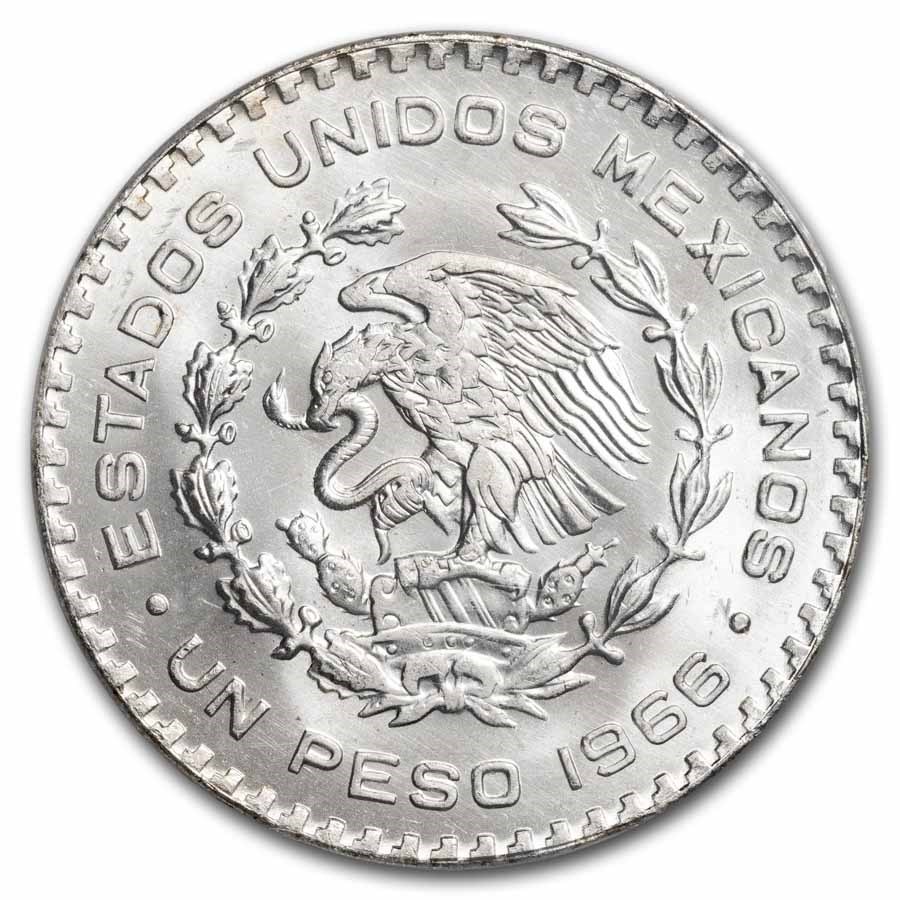 (image for) 1966 Mexico Silver 1 Pesos - Tepalcate