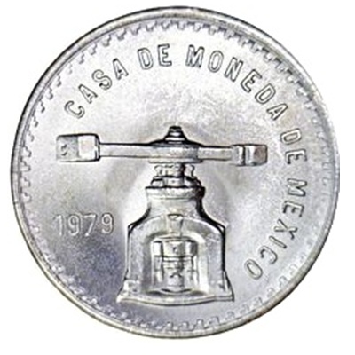 (image for) 1979 Mexico 1oz Silver Onza - Balance Scale