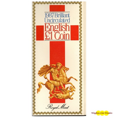 (image for) 1987 BU £1 Coin Pack – Oak Tree