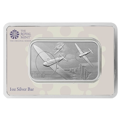 (image for) 1oz Silver Bar - WWII BATTLE OF BRITAIN