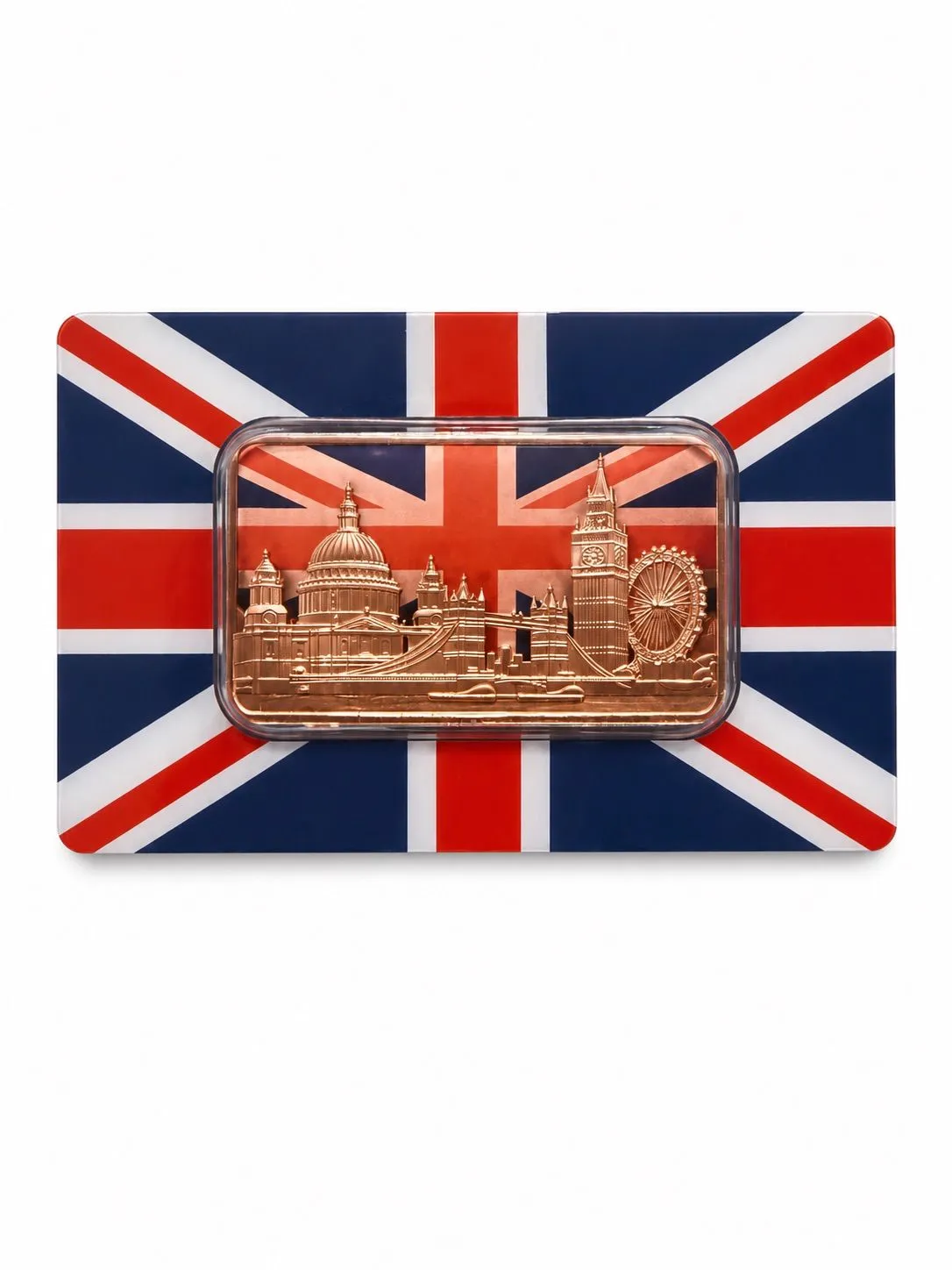 (image for) 1oz Copper Bar - Coloured - LONDON LANDSCAPE