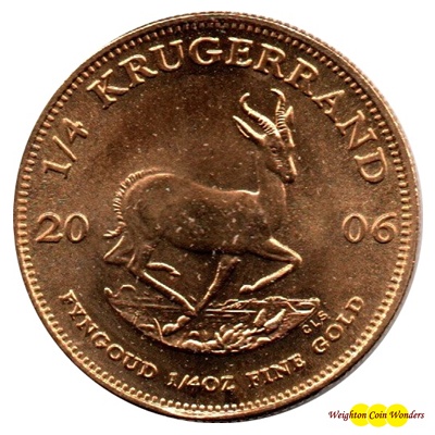 (image for) 2006 Gold 1/4oz KRUGERRAND