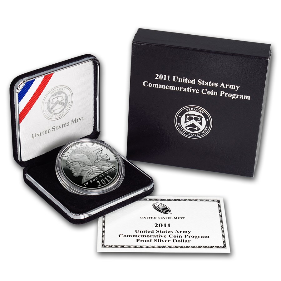 (image for) 2011 Silver Proof dollar - UNITED STATES ARMY COMMEMORATIVE COIN PROGRAMME