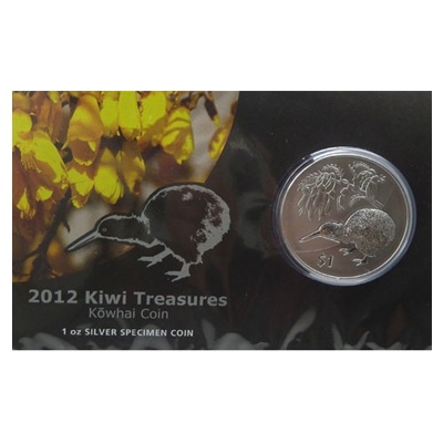 (image for) 2012 1oz Silver KIWI - Icon Coin - Blister Pack