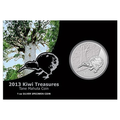 (image for) 2013 1oz Silver KIWI - Tane Mahuta Coin - Blister Pack