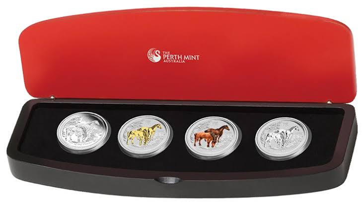 (image for) 2014 Silver Lunar YEAR OF THE HORSE TYPESET COLLECTION