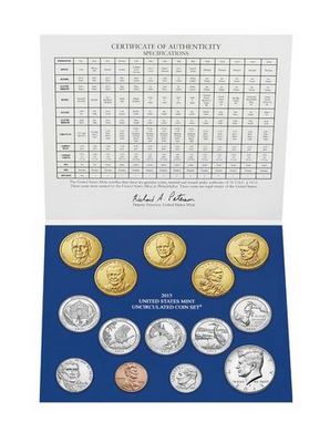 2015 United States Mint Uncirculated Coin Set (P & D) - £28.95 ...