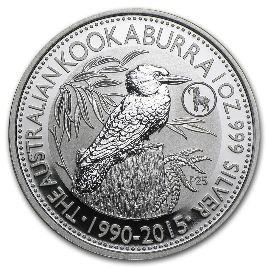 (image for) 2015 Silver 1oz KOOKABURRA - 25th Anniversary - Goat Privy