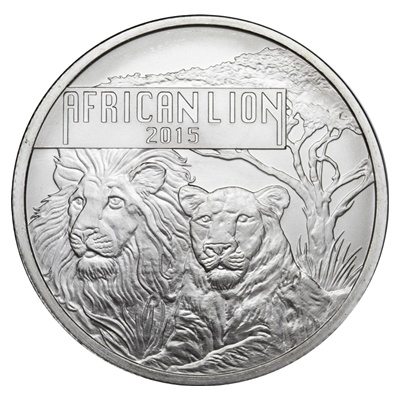 (image for) 2015 Burundi 1oz Silver Coin - AFRICAN LION