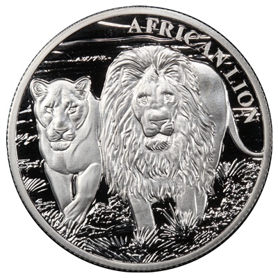 (image for) 2016 Congo 1oz Silver Coin - AFRICAN LION