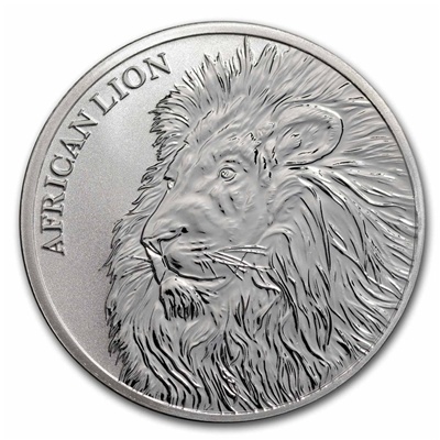 (image for) 2018 Chad 1oz Silver Coin - AFRICAN LION