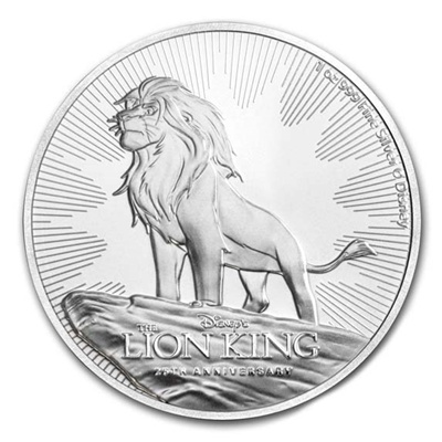 2019 Niue 1oz Silver Coin - Disney™ - LION KING 25TH ANNIVERSARY (image for) 2019 Niue 1oz Silver Coin - Disney™ - LION KING 25TH ANNIVERSARY