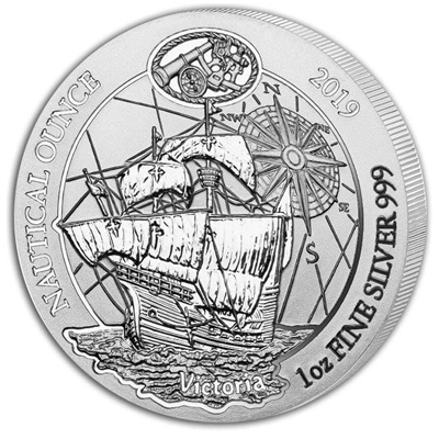 (image for) 2019 Rwanda 1oz Silver Nautical Ounce Series - VICTORIA