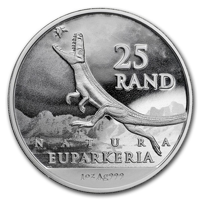 (image for) 2019 South Africa 1oz Silver Natura Dinosaur - EUPARKERIA