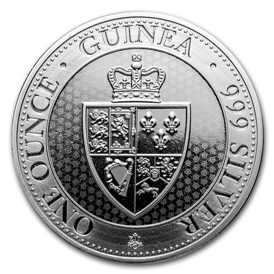 (image for) 2019 Saint Helena 1oz Silver Coin - £1 SPADE GUINEA SHIELD