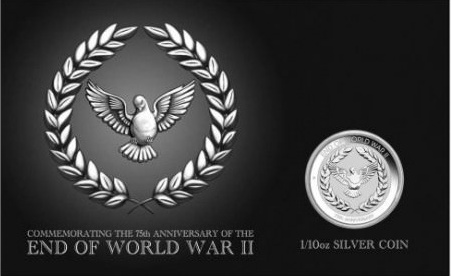 (image for) 2020 1/10thoz Silver Coin - 75th Anniversary - END OF WWII
