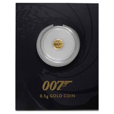 (image for) 2021 Tuvalu 0.5gm Gold - JAMES BOND 007