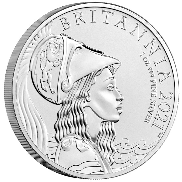 (image for) 2021 1oz Silver Britannia Premium Brilliant Uncirculated Coin