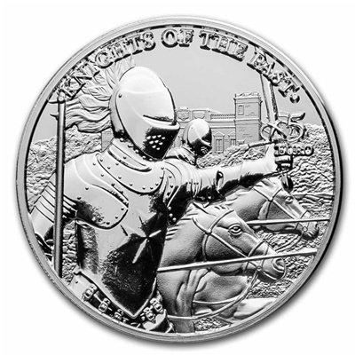 (image for) 2021 Malta €5 1oz Silver - MALTA KNIGHTS