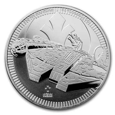 (image for) 2021 1oz Silver Coin - Star Wars™ - MILLENNIUM FALCON