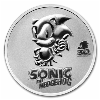 2021 Niue 1oz Silver Coin - SONIC THE HEDGEHOG - 30TH ANNIVERSARY (image for) 2021 Niue 1oz Silver Coin - SONIC THE HEDGEHOG - 30TH ANNIVERSARY
