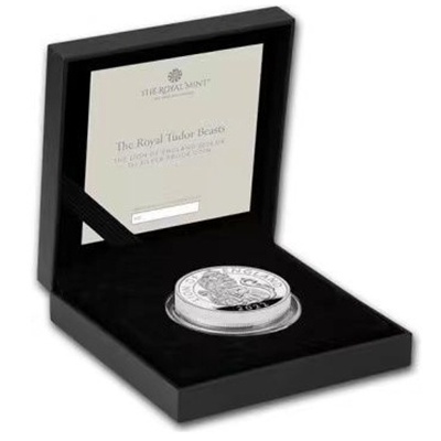 (image for) 2022 1oz Silver Proof Coin - Royal Tudor Beasts - THE LION OF ENGLAND