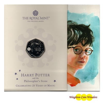 (image for) 2022 BU 50p Coin Pack - Harry Potter