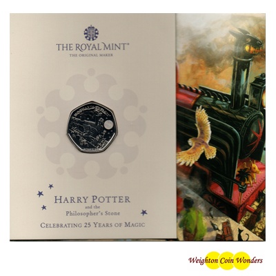 (image for) 2022 BU 50p Coin Pack - Harry Potter - Hogwarts Express