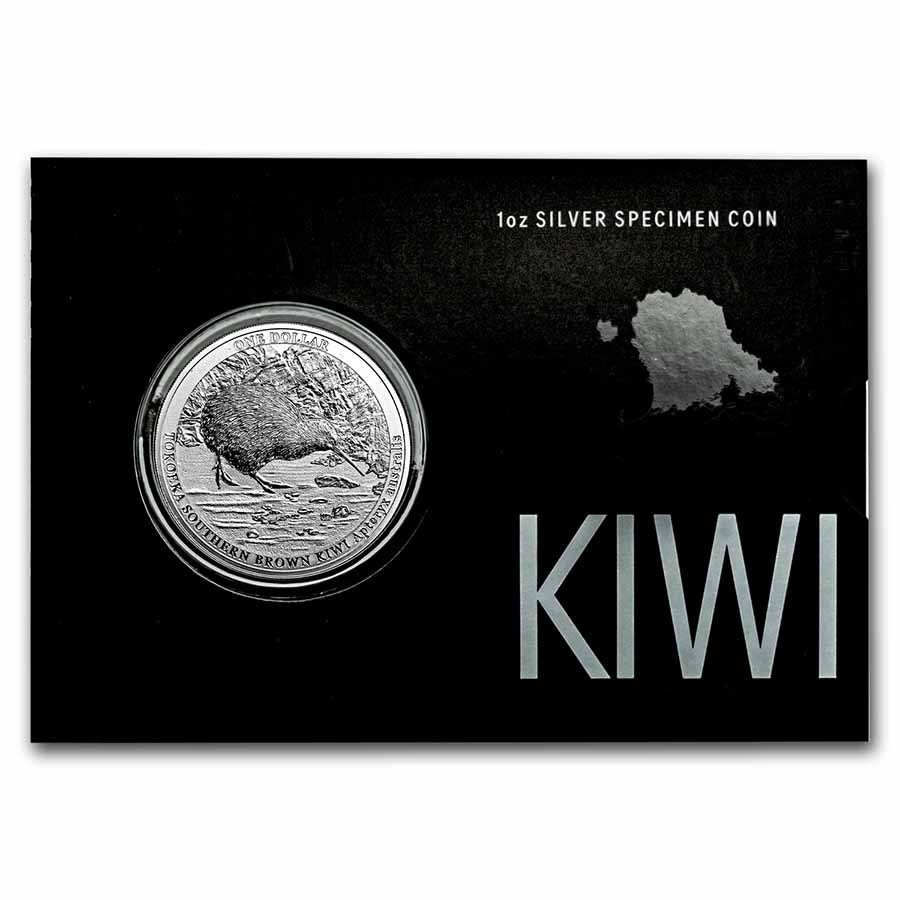 (image for) 2023 Kiwi Silver Specimen Coin - TOKOEKA (Display Card)