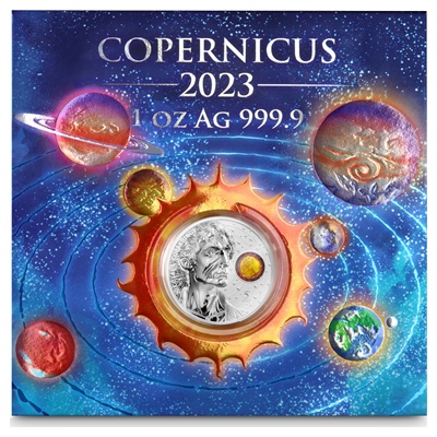 (image for) 2023 1oz Silver Coin - COPERNICUS