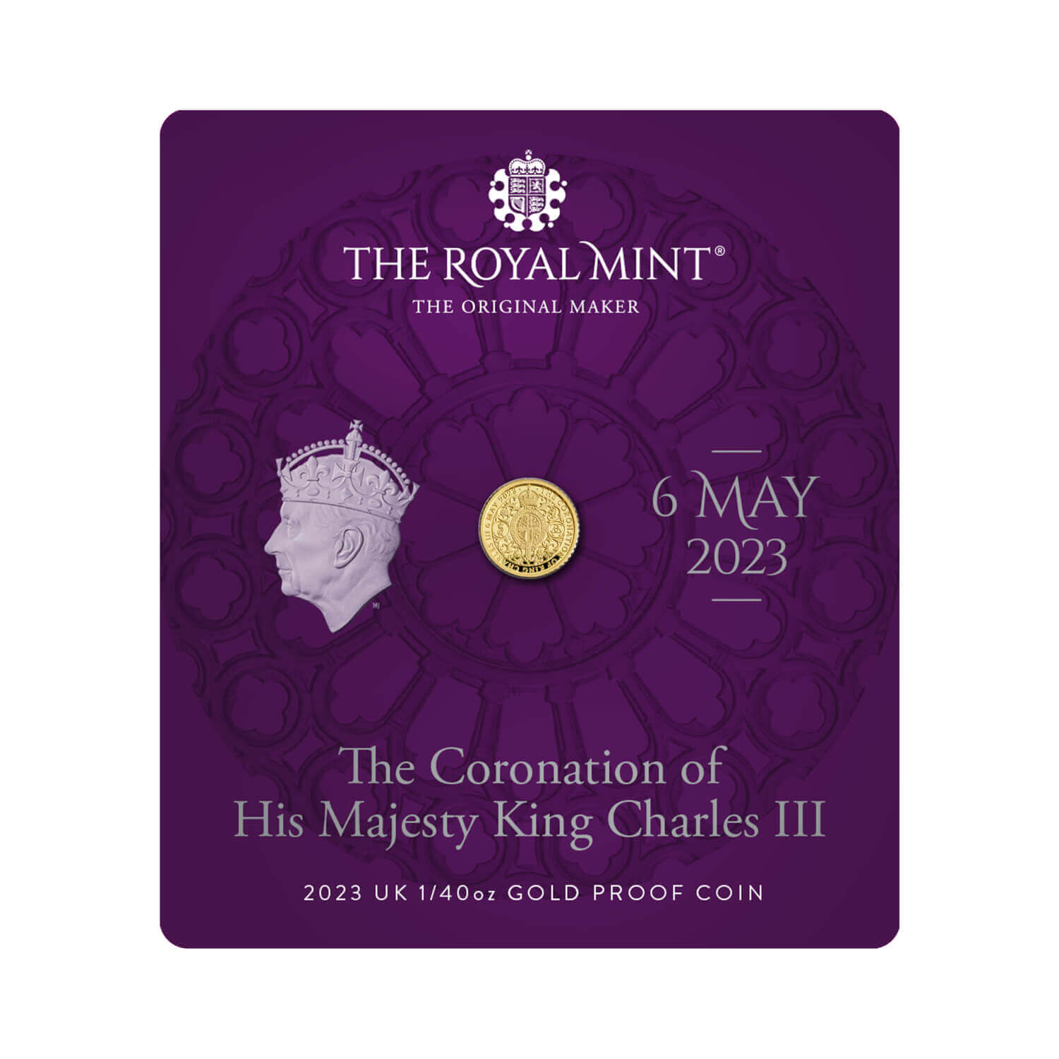 (image for) 2023 1/40oz Gold Proof Coin - CORONATION OF KING CHARLES III