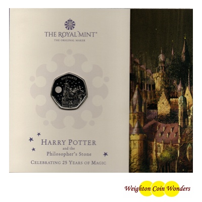 (image for) 2023 BU 50p Coin Pack - Harry Potter - Hogwarts School