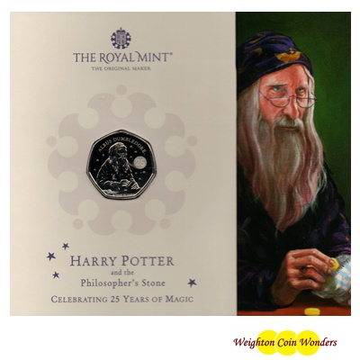 (image for) 2023 BU 50p Coin Pack - Harry Potter - Professor Dumbledore