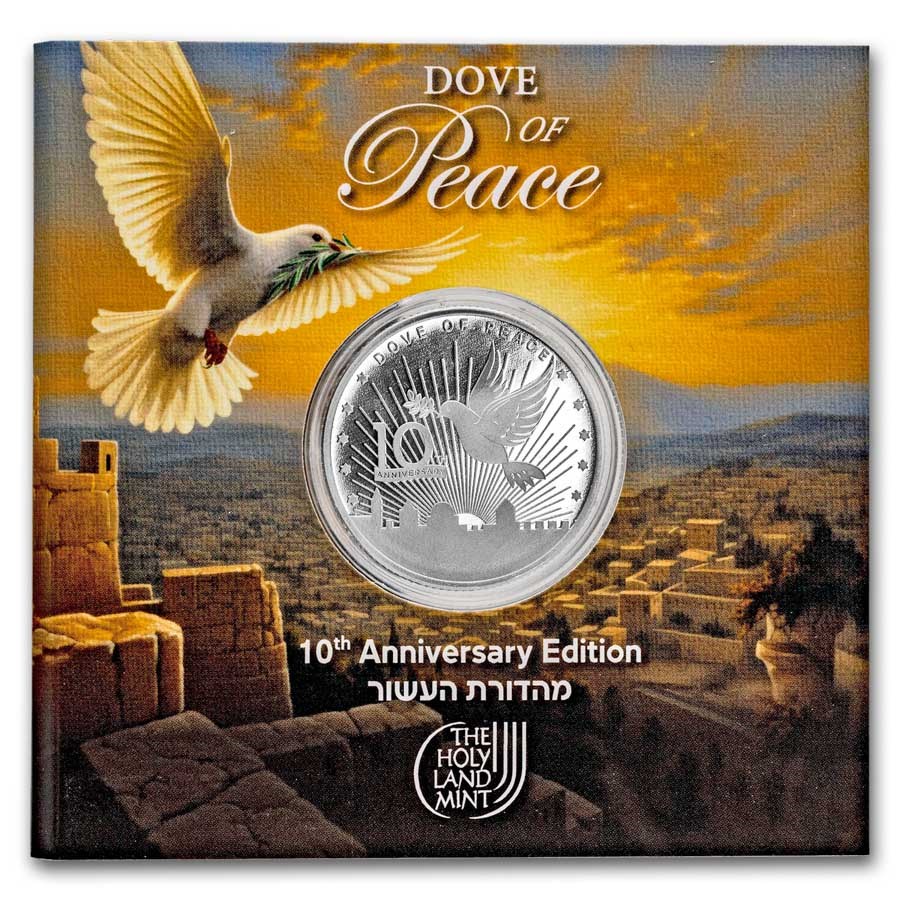 (image for) 2024 1oz Silver Round - Holy Land Mint - Dove of Peace