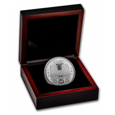 (image for) 2024 Djibouti 3oz Silver Coin - NOTRE-DAME DE PARIS
