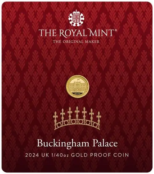 (image for) 2024 UK 1/40oz Gold Proof Coin - BUCKINGHAM PALACE