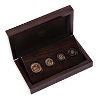 2024 Gold Proof KRUGERRAND 4 Coin Fractional Set