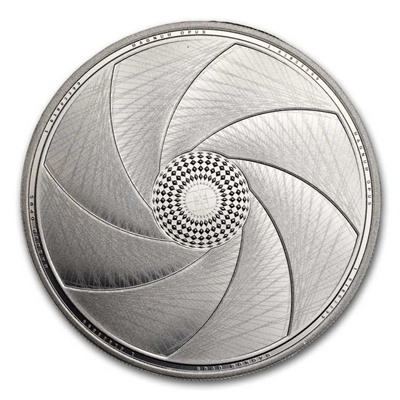 (image for) 2024 1oz Silver Tokelau Coin - MAGNUM OPUS - GOLDEN RATIO
