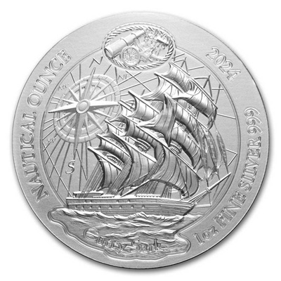 (image for) 2024 Rwanda 1oz Silver Nautical Ounce Series - CUTTY SARK