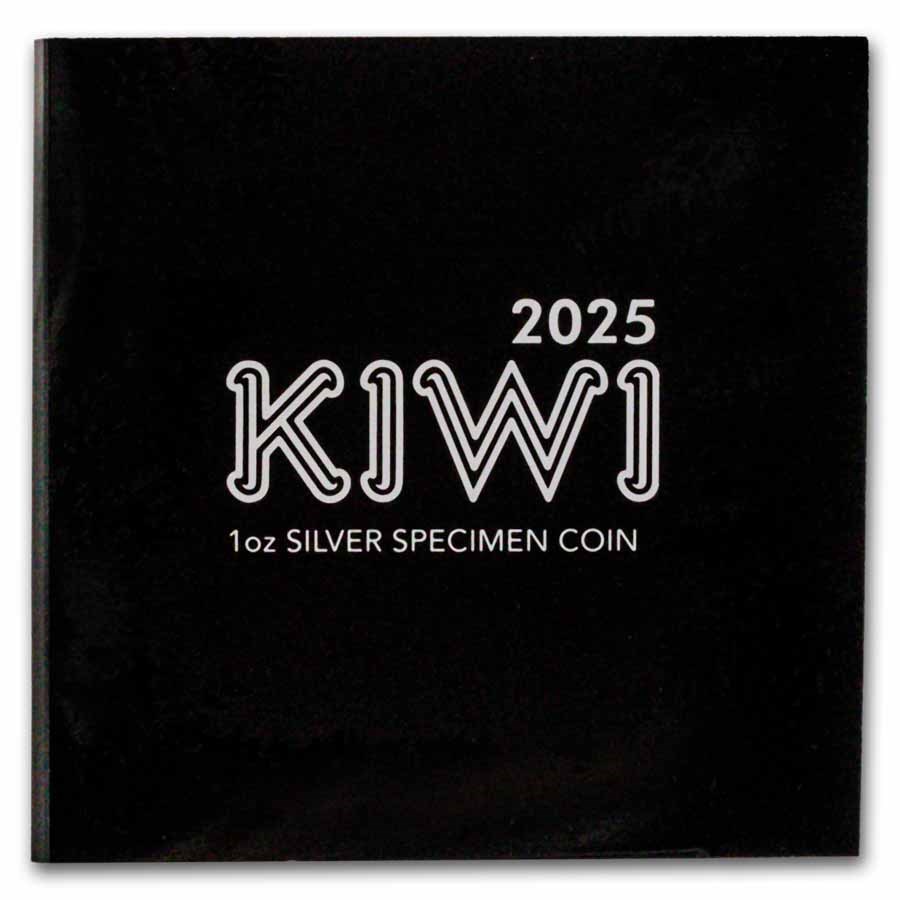(image for) 2025 Kiwi Silver Specimen Coin - ROWI KIWI (Display Card)