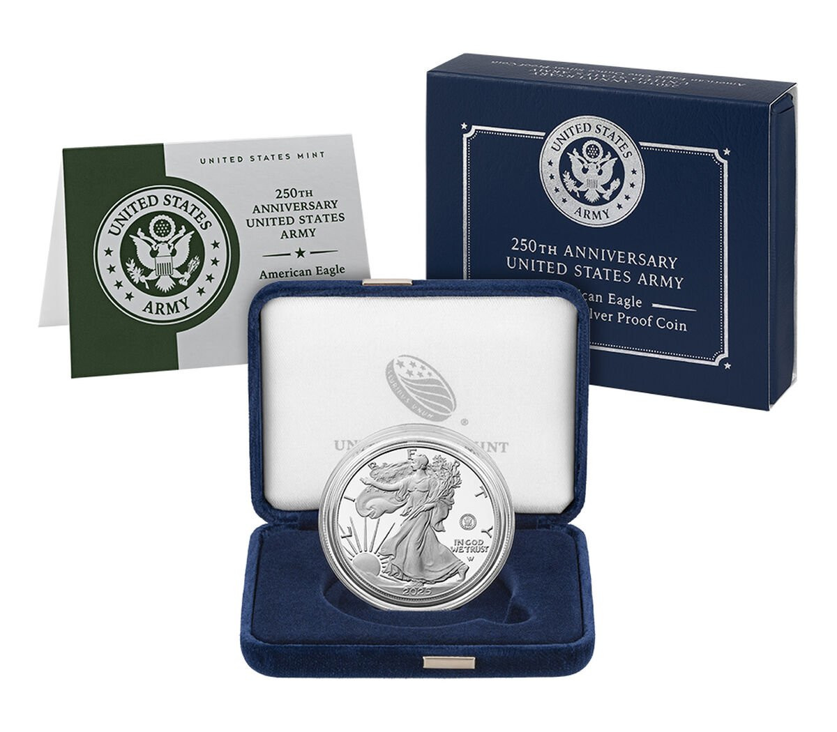 (image for) 2025(w) 1oz Silver Proof EAGLE - ARMY PRIVY