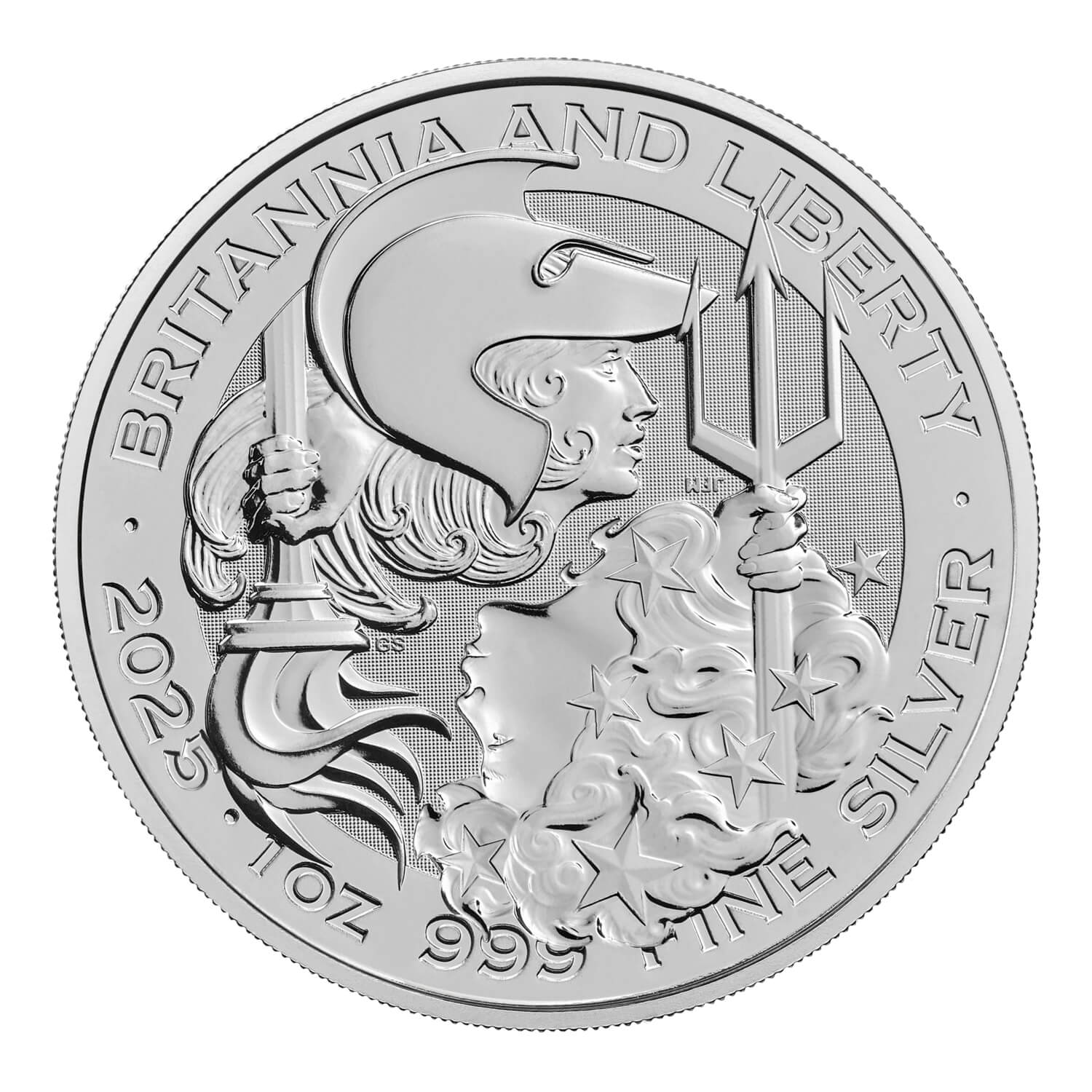 (image for) 2025 1oz Silver Britannia and Liberty Bullion Coin