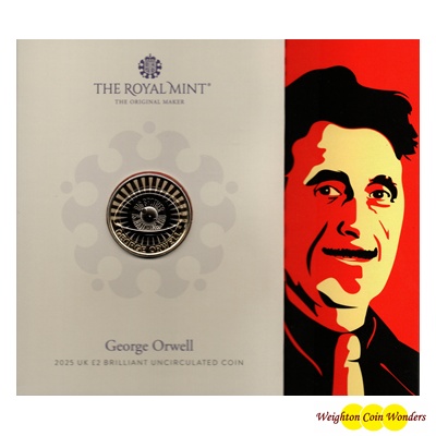 (image for) 2025 £2 BU Coin Pack - George Orwell