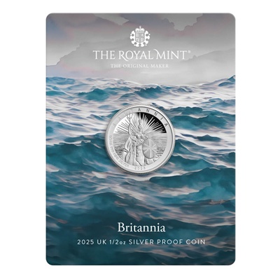(image for) 2025 1/2oz Silver Proof BRITANNIA