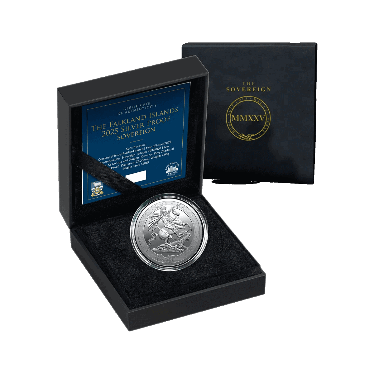 (image for) 2025 The Falkland Islands Silver Proof SOVEREIGN
