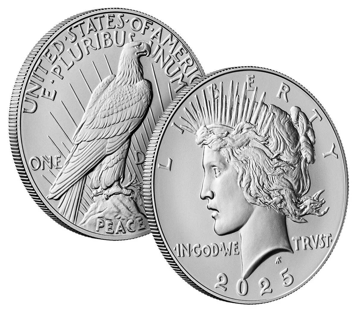 2025 Peace Silver Dollar Uncirculated Coin (image for) 2025 Peace Silver Dollar Uncirculated Coin