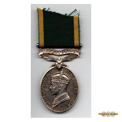 Efficiency Medal – Territorial - Sjt. W Abercrombie Efficiency Medal – Territorial - Sjt. W Abercrombie