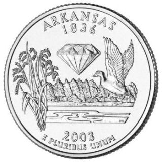 2003 - Arkansas State Quarter (P) - Click Image to Close