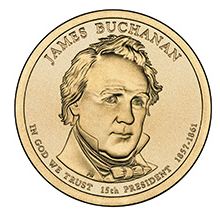 2010 (P) Presidential $1 Coin - James Buchanan